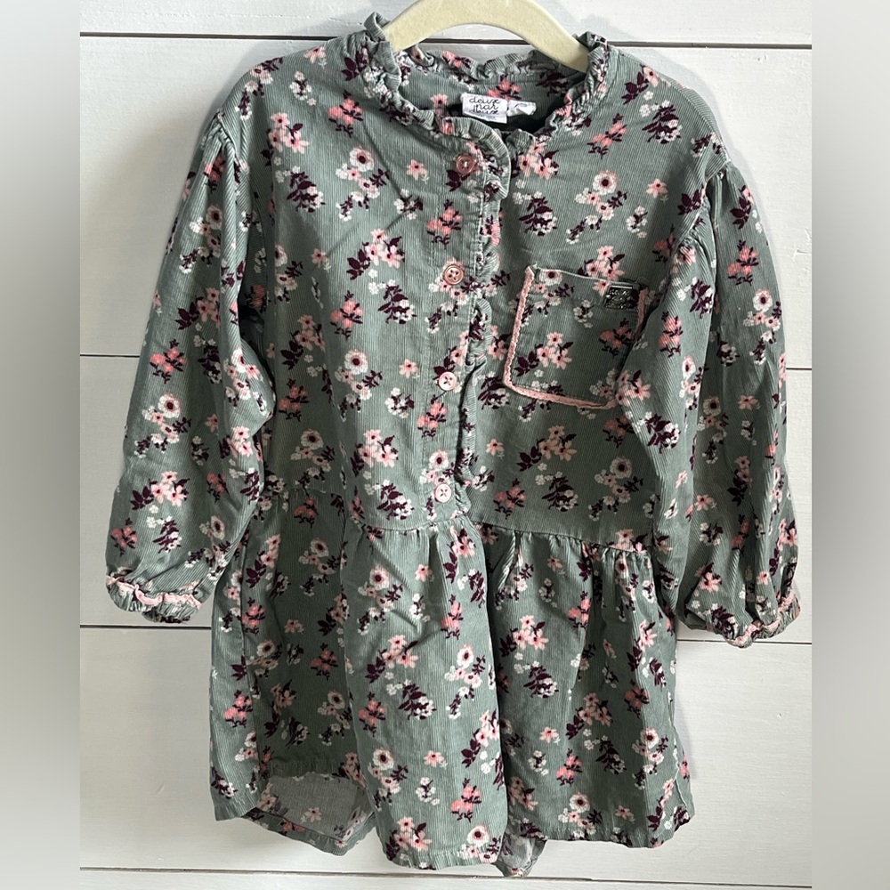 Deux par Deux Floral Ruffle Dress
